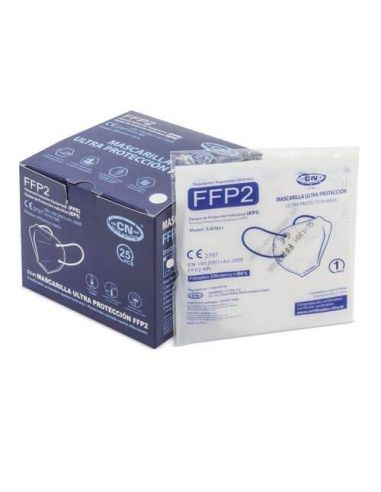 Mascarillas FFP2 gris con certificado europeo CE (embolsadas