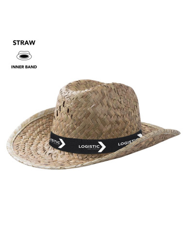  Qwave Sombrero de paja para hombre, diseño de