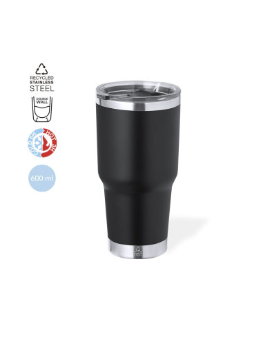 Vaso térmico 600ml de acero inox reciclado