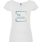 Camiseta de mujer blanca | Camiseta roly modelo Guadalupe