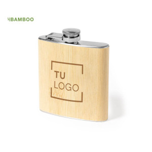 Petaca de Bambú 170 ml: Elegancia Sostenible en tus Manos