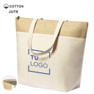 Bolsa Isotérmica Resistente de Algodón de 225g/m2 en Yute y  Aluminio