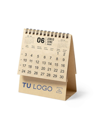 Calendario Mini de Cartón Reciclado