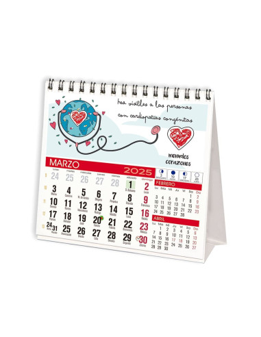 Calendario de Sobremesa Cuadrado | Calendarios Personalizados