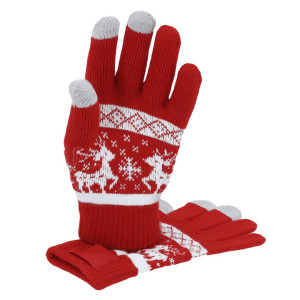 Guantes navideños aptos para pantalla táctil