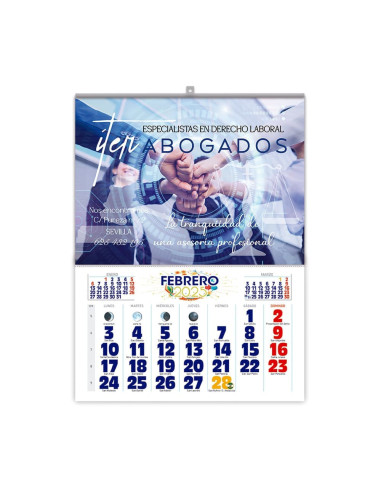 Calendario de Pared Mensual | Calendarios Personalizados