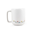 Taza de Navidad reno con luces