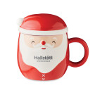 Taza de Navidad Papá Noel con tapa