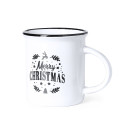 Taza navideña vintage Merry Christmas