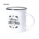 Taza navideña vintage Merry Christmas