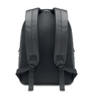 Mochila para portátil de 15" de PU suave con bolsillo frontal