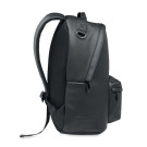 Mochila para portátil de 15" de PU suave con bolsillo frontal