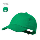 Gorra de 5 paneles de algodón reciclado