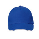 Gorra 5 paneles en rPET con visera sandwich