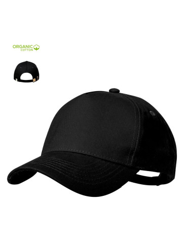 Gorra de 5 paneles de algodón orgánico