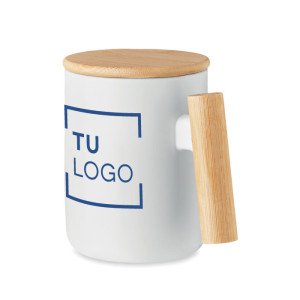 Taza de Porcelana con Tapa | Mug de Porcelana