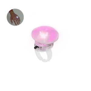 Anillo blanco con luces LED