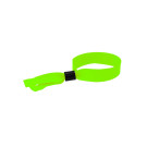 Pulsera para eventos fluorescente con cierre de seguridad