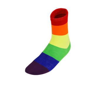 Calcetines arcoiris LGTBI