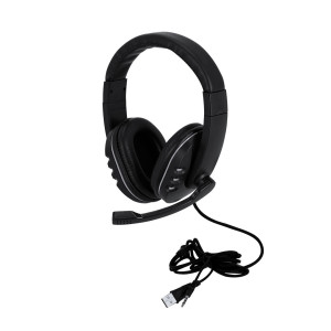 Auriculares gaming con micrófono y luces LED