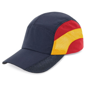 Gorra deportiva bandera España con lateral ventilado