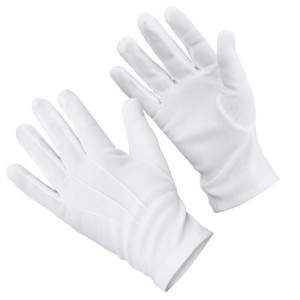 Guantes de gala blancos