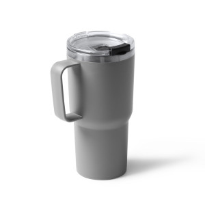 Taza térmica de doble pared con tapa 600ml