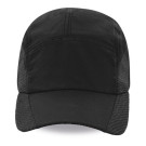 Gorra deportiva de poliéster con laterales ventilados